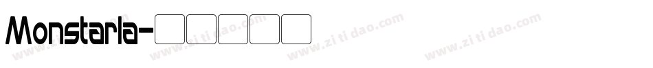 Monstarla字体转换