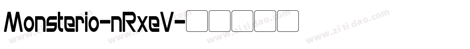 Monsterio-nRxeV字体转换