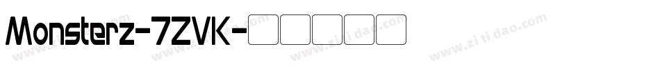 Monsterz-7ZVK字体转换