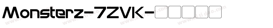 Monsterz-7ZVK字体转换
