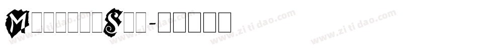 MontageStd字体转换