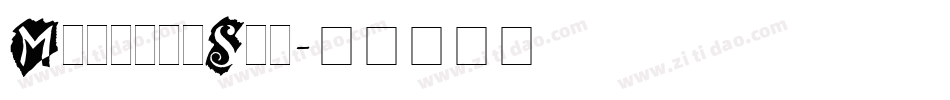 MontageStd字体转换