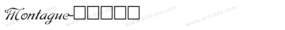 Montague字体转换