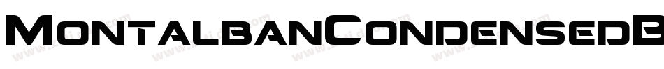 MontalbanCondensedBoldItalic-L9lZ字体转换