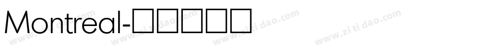 Montreal字体转换