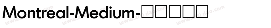 Montreal-Medium字体转换
