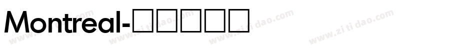 Montreal字体转换