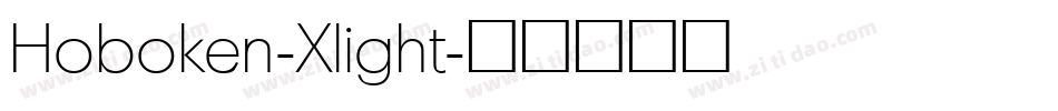 Hoboken-Xlight字体转换