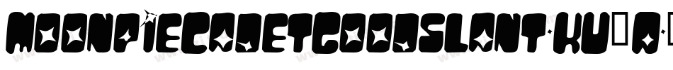 MoonpieCadetGoodslant-KV3A字体转换