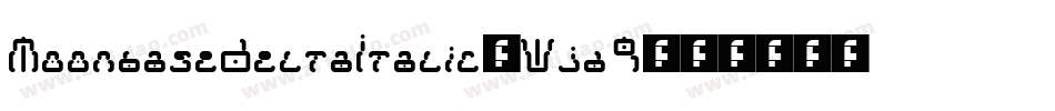 MoonbaseDeltaItalic-Wjd9字体转换