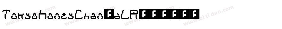 TokyoHoneyChan-dLR字体转换