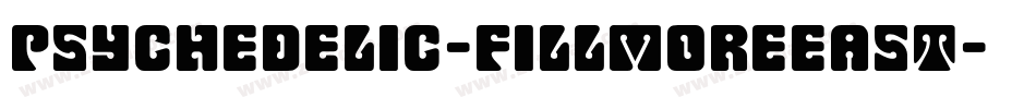 Psychedelic-FillmoreEast字体转换