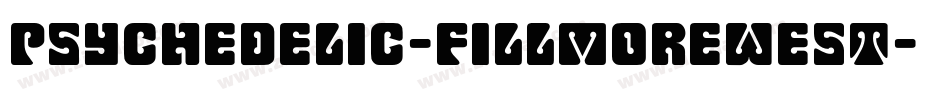Psychedelic-FillmoreWest字体转换