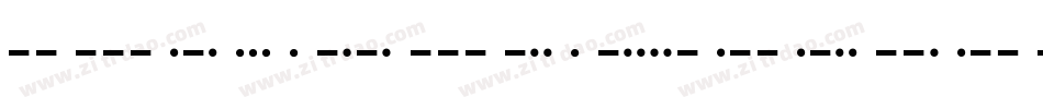 MorseCode-wlGw字体转换