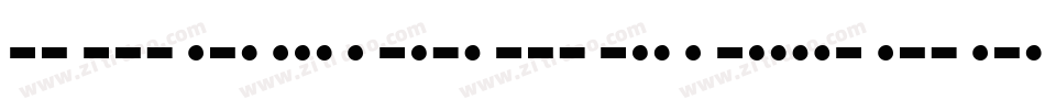 MorseCode-wlGw字体转换