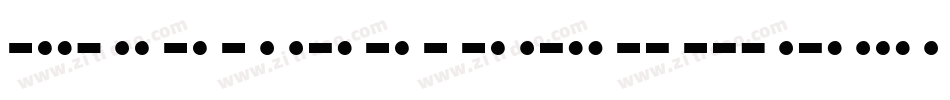 XInterntnlMorseCodeIT字体转换
