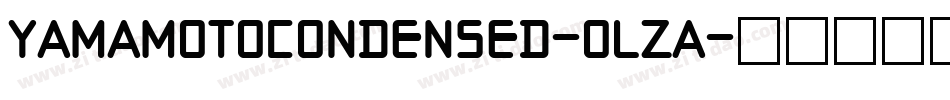 YamaMotoCondensed-OlzA字体转换