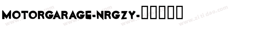MotorGarage-nRgZY字体转换