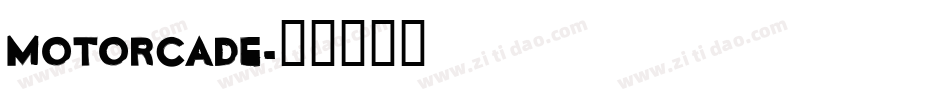 Motorcade字体转换
