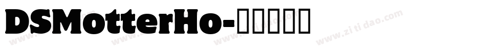 DSMotterHo字体转换