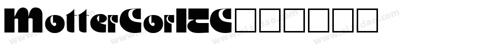 MotterCorITC字体转换