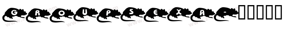 GROUPSEXA字体转换
