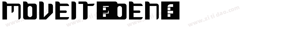 MoveIt-Eoen字体转换