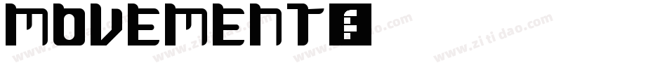 Movement字体转换