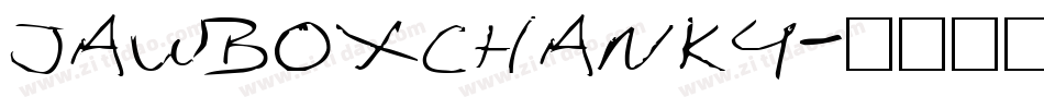 JawboxChanky字体转换
