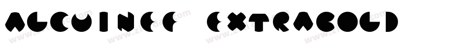 AlcuinEF-ExtraBold字体转换