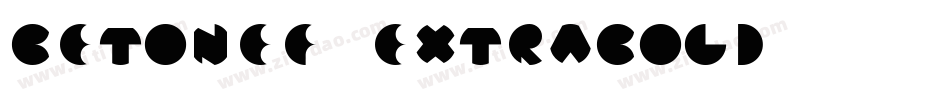 BetonEF-ExtraBold字体转换