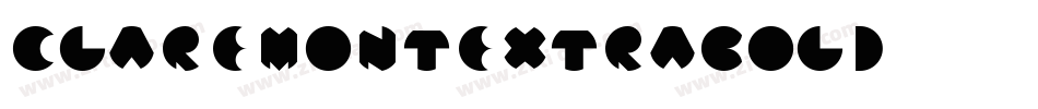 ClaremontExtraBold字体转换