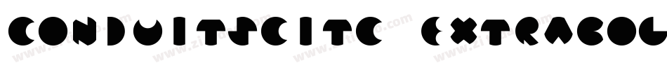 ConduitSCITC-ExtraBold字体转换