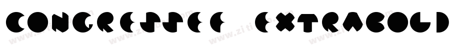 CongressEF-ExtraBold字体转换