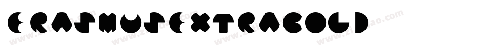 ErasmusExtraBold字体转换