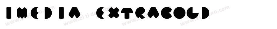 Imedia-ExtraBold字体转换