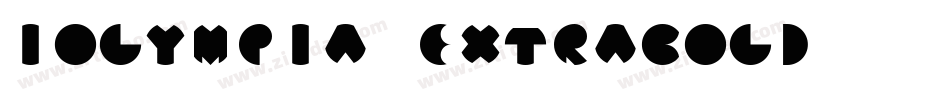 Iolympia-ExtraBold字体转换