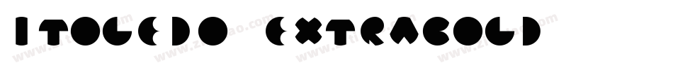 Itoledo-ExtraBold字体转换