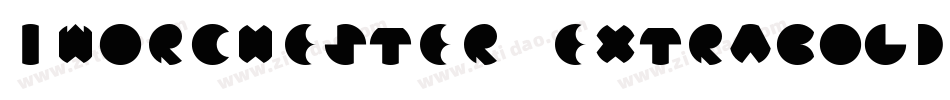 Iworchester-ExtraBold字体转换