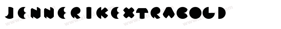 JennerikExtraBold字体转换