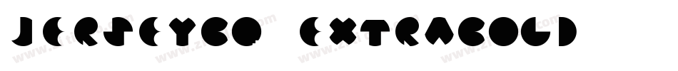 JerseyBQ-ExtraBold字体转换