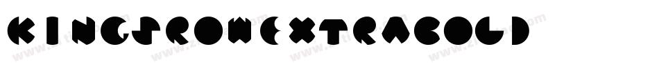 KingsrowExtraBold字体转换