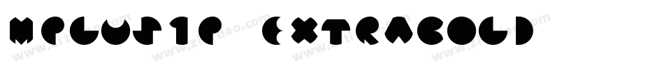Mplus1p-ExtraBold字体转换