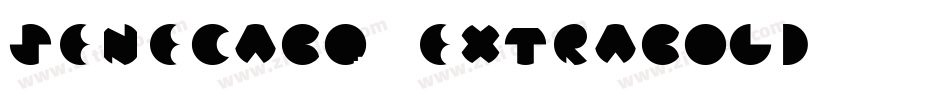 SenecaBQ-ExtraBold字体转换