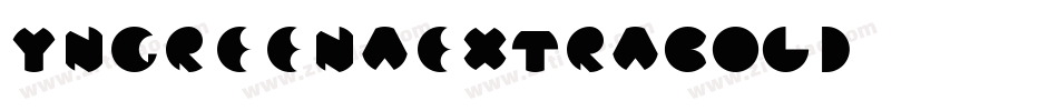 YngreenaExtraBold字体转换