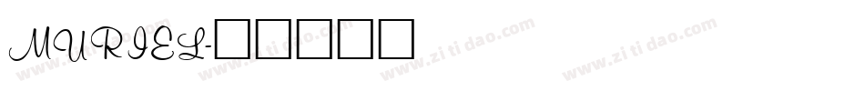 MURIEL字体转换