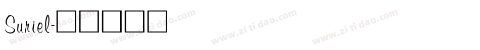 Suriel字体转换
