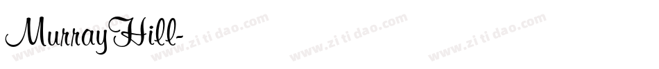 MurrayHill字体转换