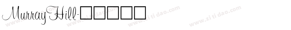MurrayHill字体转换