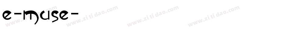 e-muse字体转换